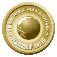 cyber risk management leadership award logo