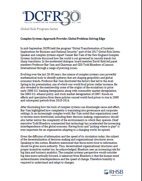 DCFR Gloabl Risk Series image