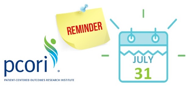 PCORI Fees Reminder due July 31 image